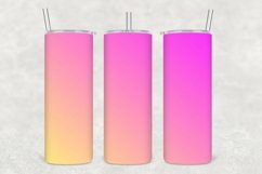 Ombre Gradient Tumbler Wrap Sublimation Product Image 1