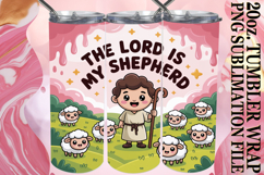 WHIMSICAL SUBLIMATION 20oz TUMBLER WRAP, Christian Product Image 1