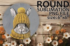 Trendy Round Design Keychain Template , Christmas Product Image 1