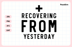 50 Funny Hangover Recovery Kit Sayings SVG Bundle Product Image 9