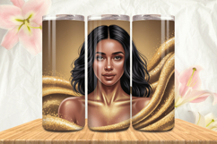 Black Girl Magic Black Woman Positive mind 20oz Tumbler wrap Product Image 1