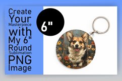Adorable Dog Pattern Keychain Compilation PNG Product Image 1