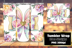 EXQUISITE 20oz Tumbler Design , Easter Bunny Product Image 1
