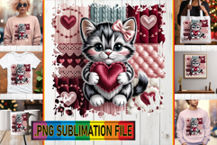 Bright TSHIRT Magic PNG, Valenines Animals Product Image 1