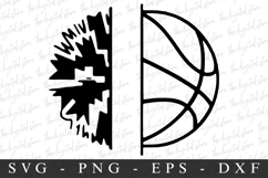 Basketball SVG | SVG Cut files | Cricut Product Image 1