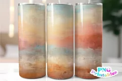 Minimalist Abstract Painting 20 oz Skinny Tumbler Wrap Product Image 1