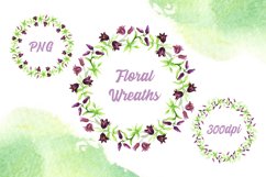 Wild flowers. Watercolor set. Product Image 3