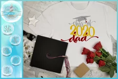 Graduation Class of 2020 Proud Dad SVG Dxf Eps Png PDF Files Product Image 1