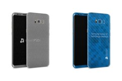 Samsung Galaxy S8-S8 Plus Vinyl Skin Design Mockup 2017 (Front-Back Angled) Product Image 1