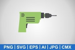 Vector Drill Icon Product Image 1