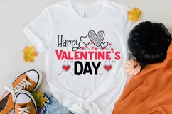 Happy Valentine's Day SVG Cut File, Valentine's Day SVG Product Image 2