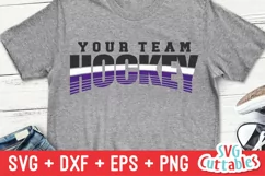 Hockey SVG | Hockey Template 004 | Shirt Design Product Image 1