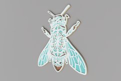 Insect laser cut file - Bee Mandala Product Image 5