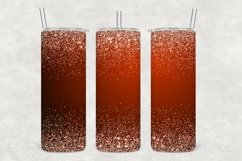 Dark Red Sparkle Glitter Tumbler Wrap Sublimation Product Image 1