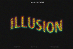 Editable Illusion Text Effect Design Product Image 1