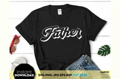 Fathers Day SVG Daddy SVG Fathers Day Shirt SVG Gift For Him Product Image 1