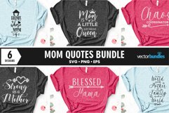 Mom quotes svg. Cut files for crafters Product Image 1