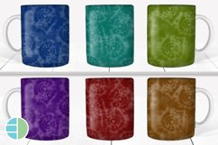 Shibori Batik Pattern Sublimation Mug Designs - Coffee Cup Product Image 1
