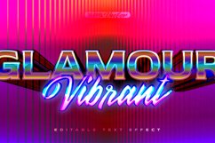 Retro shiny Y2K editable text effect vibrant glamour Product Image 1