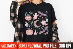 Spooky Floral Halloween Vector Design | Gothic Flowers Product Image 3