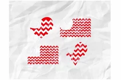 4th of July Svg, American Flag Svg, Flag Monogram Svg Product Image 3
