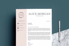 Professional Creative Resume Template - Alice Morgan - Free Design of The Week Product Image 5