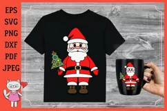 Santa SVG ,Santa SVG Cut Files ,Christmas SVG Product Image 1