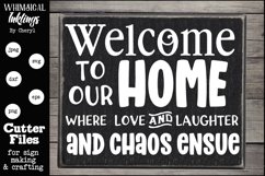 Love Laughter and Chaos SVG Product Image 1