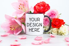 Mug Mockup Valentine&#039;s Day 11 Oz White Coffee Cup Product Image 1