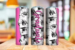 Graduation Sublimation Tumbler Wrap| 20oz Skinny Tumbler Png Product Image 3