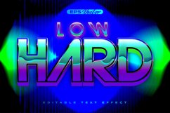 Retro shiny Y2K editable text effect low hard with futurist Product Image 1