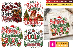 Christmas Sublimation Designs,Christmas Png,Christmas Design Product Image 1