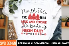 North pole est.1802 milk and cookies co.baked fresh daily Product Image 2