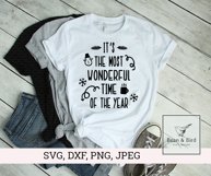 The Most Wonderful Time Christmas Cut Files Product Image 4
