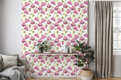 seamless watercolor flower patterns digital paper Product Image 10