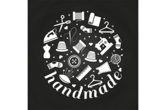 Handmade or handwork round concept Product Image 1