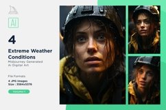 Scenes with Extreme Weather Conditions 4 Set V-1 Product Image 1