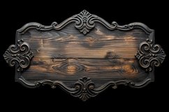 Vintage Wooden Signboard Mockup Product Image 2