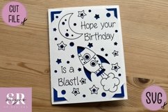 Birthday card insert design| Paper cutting |Cricut Card svg Product Image 3