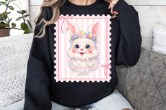 Preppy Easter Bunny PNG Product Image 2