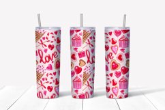 20 oz Tumbler sublimation design Bundle, Valentine&#039;s day png Product Image 9