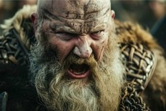 Ferocious Angry old viking. Generate Ai Product Image 1
