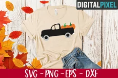 Fall Truck Svg , Fall Svg, Autumn Svg, Harvest Truck Svg Product Image 2