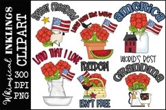 American Geraniums- Clipart/Sublimation Bundle Product Image 1