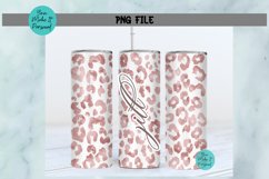 Fuzzy Leopard Designs for Skinny Tumblers Product Image 10