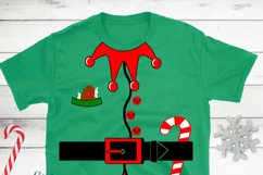 Elf Outfit Svg, Christmas Elf costume, Elf body Costume Svg, Product Image 2
