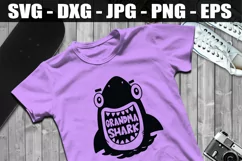 Grandma Shark SVG, Shark Family SVG DXF EPS Shark Shirt SVG Product Image 1