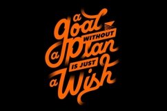 A Goal Without a Plan is Just a Wish Product Image 1