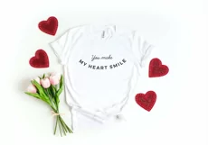 You Make My Heart Smile SVG | Smiley Quote SVG Product Image 2