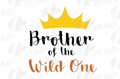 Wild One baby fox t-shirt graphic, family birthday svg files Product Image 7